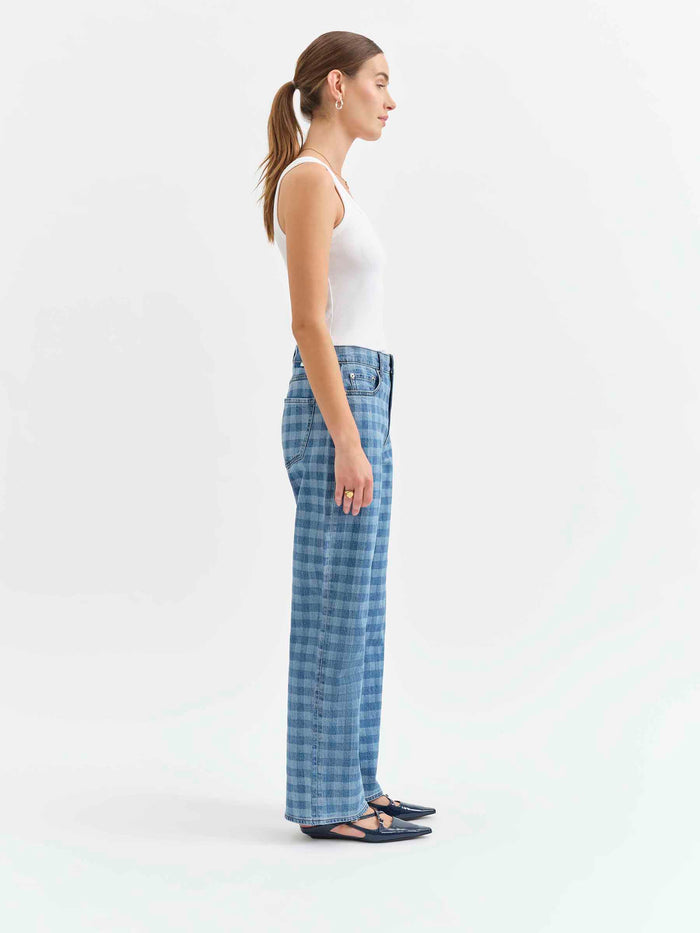 1999 Slouch 90s Fit Jean in Denim Check