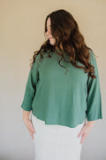 Sublime Linen Blend Top - Sage - Final Sale