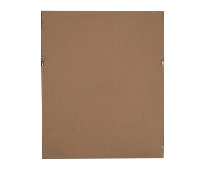 Set against a white background, the Abstract Sea Wall Art features a simple square piece of brown cardboard with small metal hanging hardware on the sides, offering an understated foundation that evokes subtle coastal textures and abstract inspiration.
