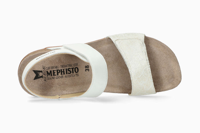 Mephisto Women's Sandal Agave White Tango Top