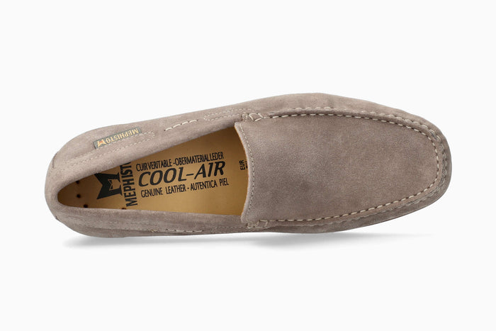 Mephisto Men's Loafer Algoras Warm Grey Top