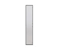 A tall, narrow rectangular mirror with a thin black frame, shown against a plain white background—perfect for pairing with the Arren High Bookcase Single Glass Door in glass or placing beside it for a sleek, modern look.