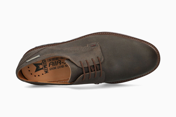 Mephisto Men's Dress Shoe Batiste Walnut Top