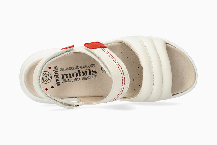 Mobils Berenyce Off White Women's Sandal Top