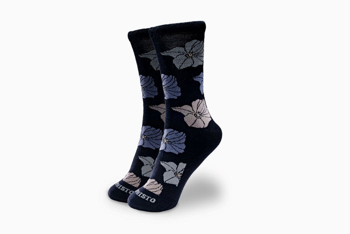 Big Bloom Sock - Black