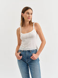 Blossom Baby Tank in White Hot