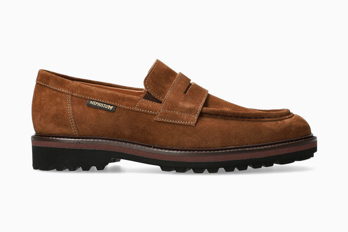 Mephisto Buck Men's Moccasin Brown