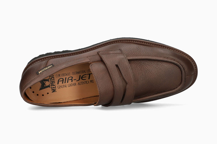 Mephisto Men's Loafer Buck Dark Brown Top