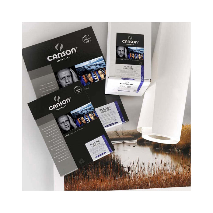 Canson 8.5x11" Platine Fibre Rag 310gsm 25 Sheets