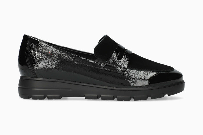 Carima Mephisto Women's Slip Ons Black