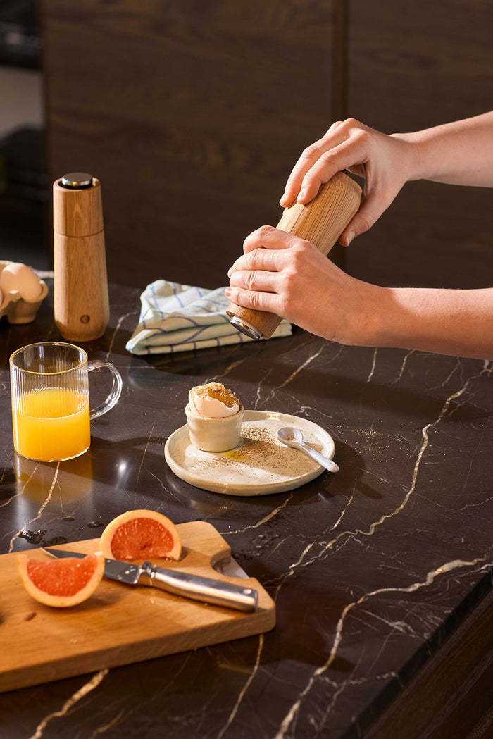 Champagne set, oak 17cm