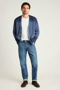 Cotton Cashmere Dip Dye Cardigan