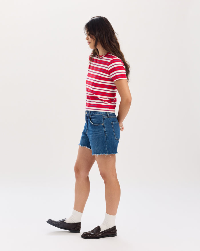 Crossroads Mid Rise Loose Short in Currents