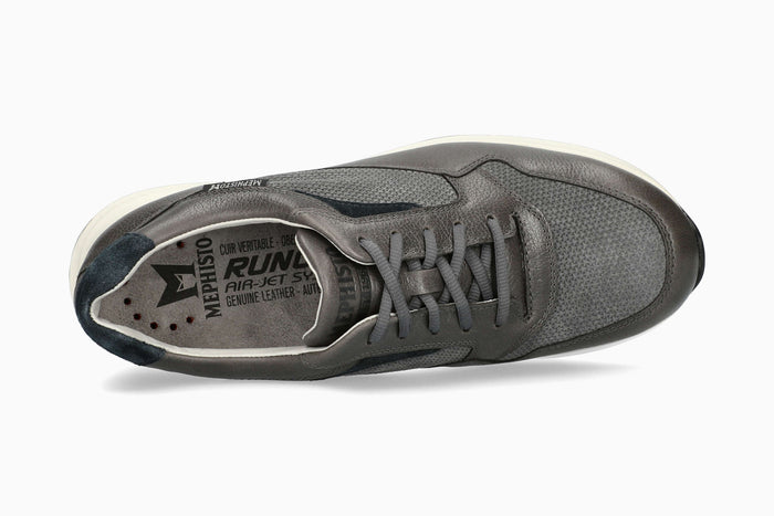 Mephisto David Dark Grey Men's Sneaker Top