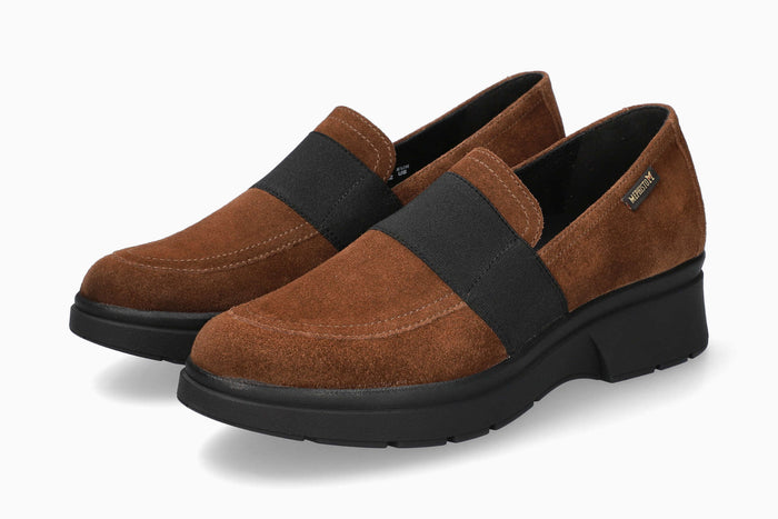 Debby Mephisto Women's Slip Ons Brown Side