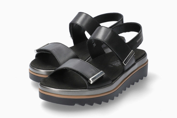 Dominica Mephisto Women's Sandals Black Full Pair
