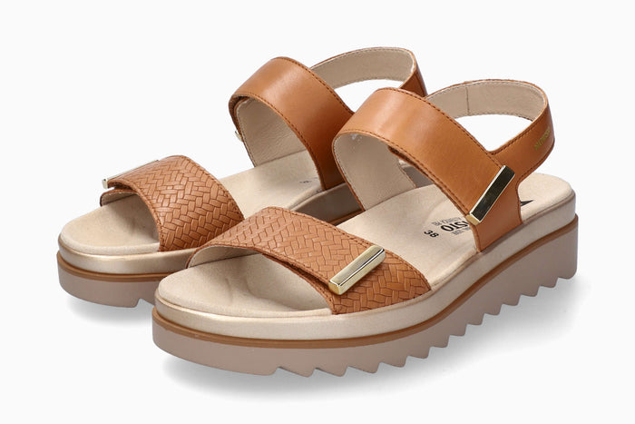 Dominica Mephisto Women's Sandals Brandy Full Pair