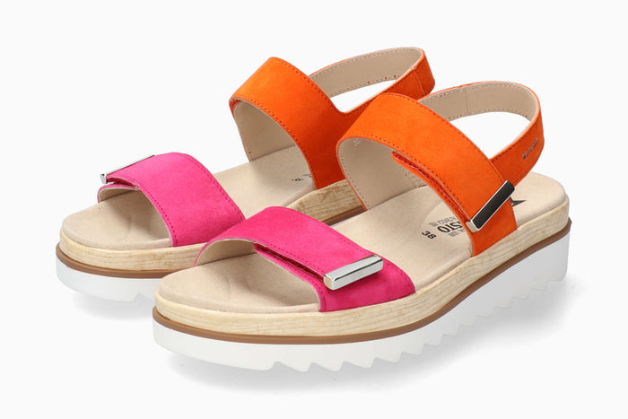 Dominica Mephisto Women's Sandals Fuchsia Full Pair