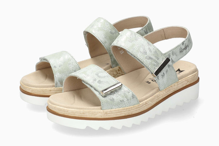 Dominica Mephisto Women's Sandals Green Almond Full Pair
