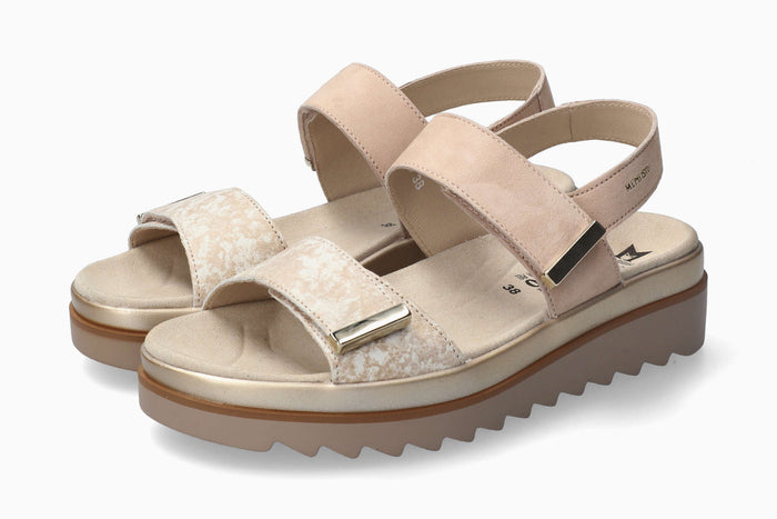 Dominica Mephisto Women's Sandals Light Sand Full Pair