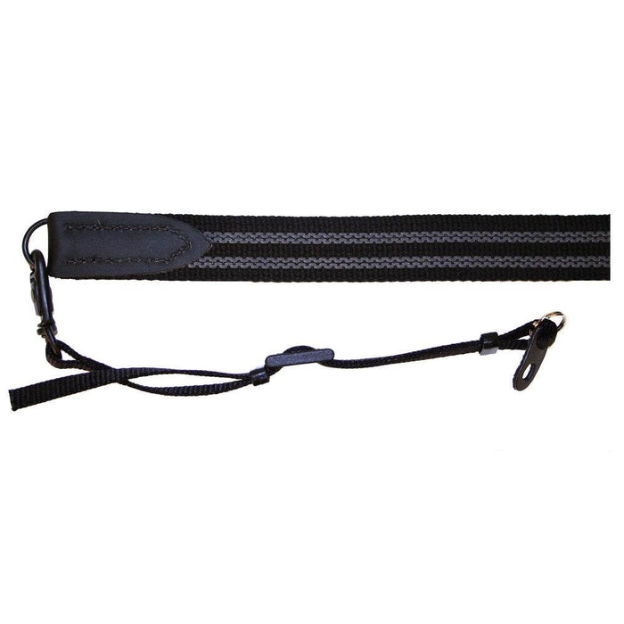 Domke 1" QR Gripper Strap adjustable black elastic non-slip camera strap with hardware for SLR cameras