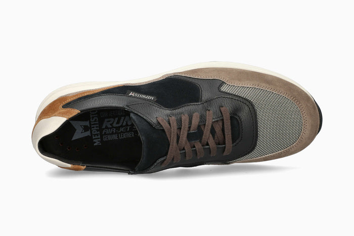 Mephisto Men's Sneaker Driss Warm Grey Top