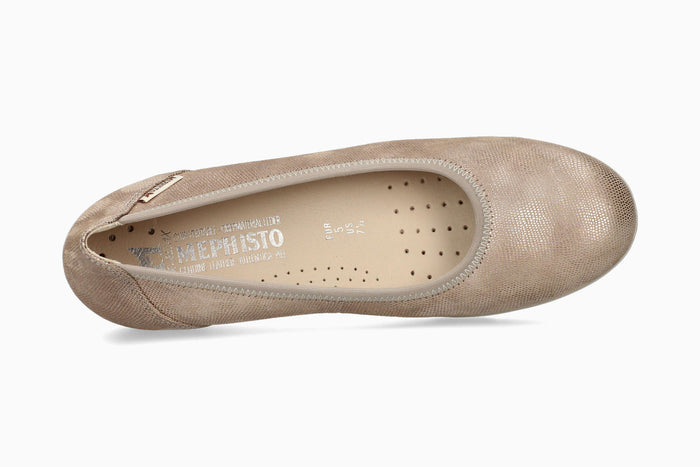 Mephisto Emilie Women's Shoe Lt Taupe Artesia Top