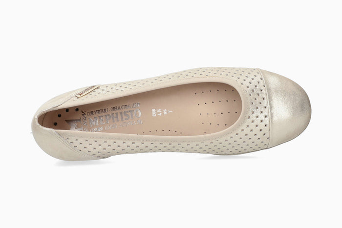 Mephisto Erika Perf Women's Shoe Sand Top
