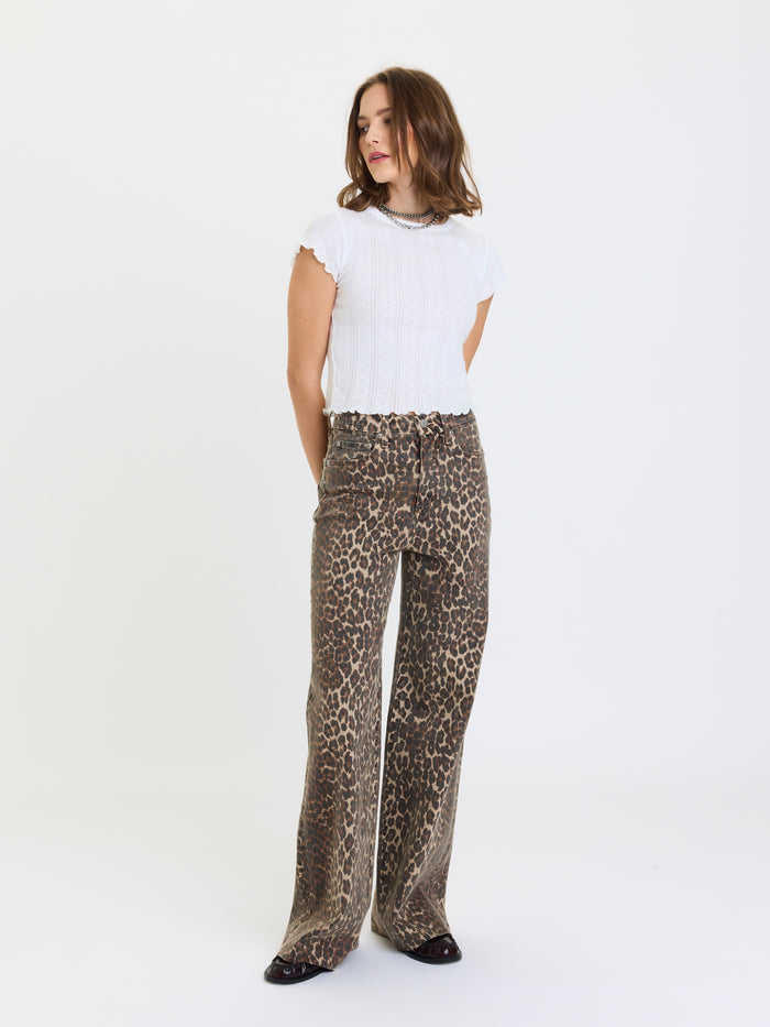 Far Out Wide Leg in Cool Cat