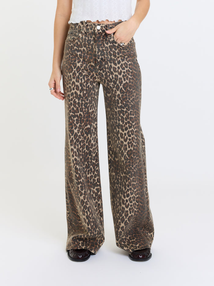 Far Out Wide Leg in Cool Cat