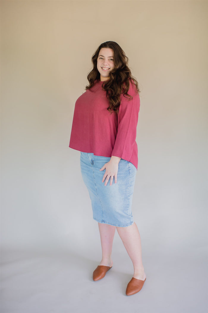 Final Sale - Sublime Light Denim - Slightly distressed