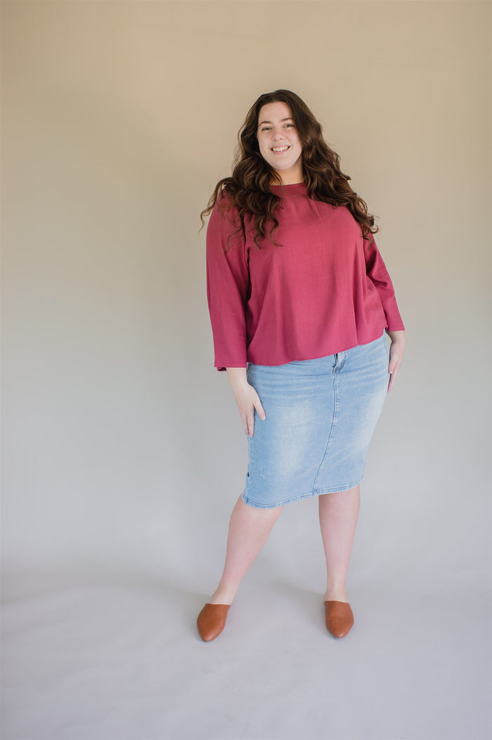 Final Sale - Sublime Light Denim - Slightly distressed