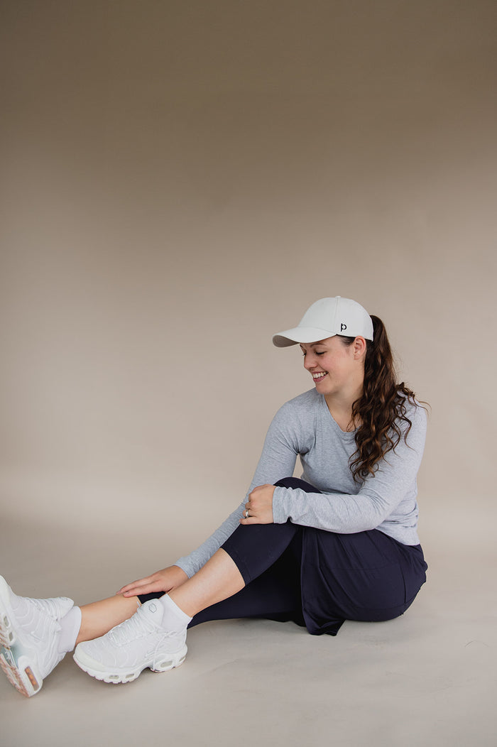 Final Sale 3/4 Length Athletic Skirt - Navy