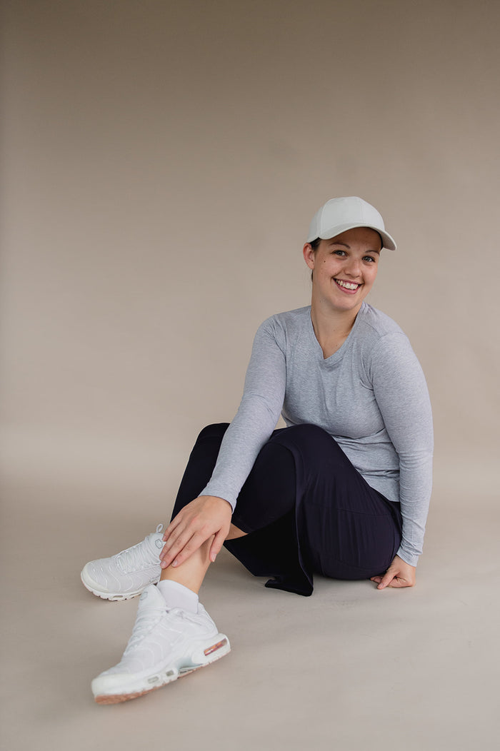 Final Sale 3/4 Length Athletic Skirt - Navy