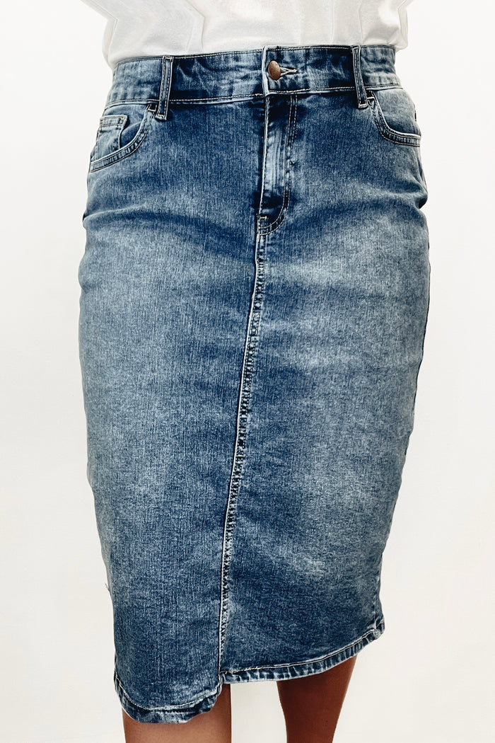 Final Sale Brielle Denim Skirt