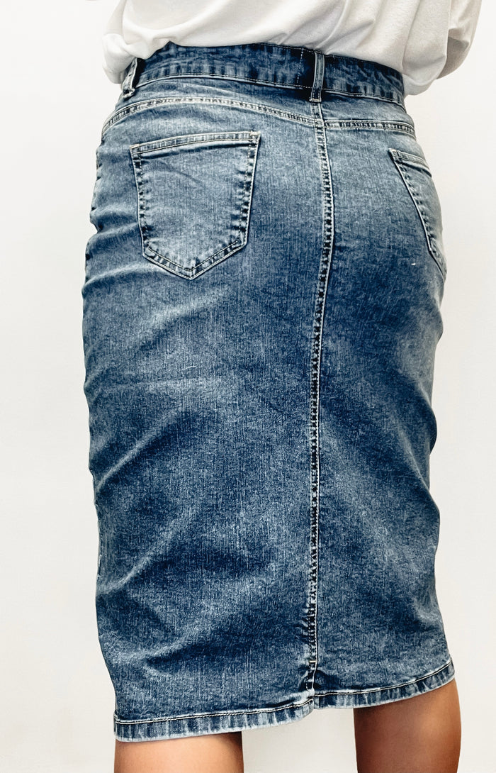 Final Sale Brielle Denim Skirt