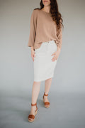 Final Sale Coloured Denim Edit - Ivory