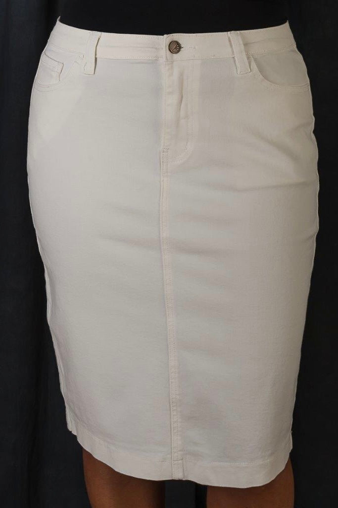 Final Sale Coloured Denim Edit - Ivory