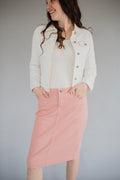 Final Sale Coloured Denim Edit - Pink