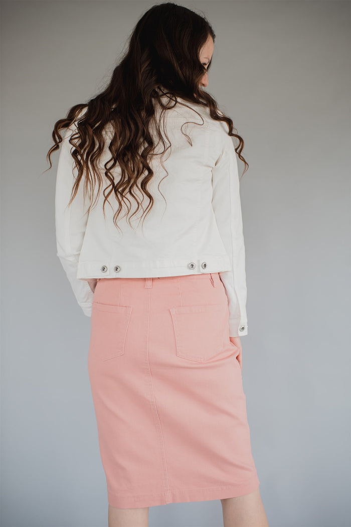 Final Sale Coloured Denim Edit - Pink