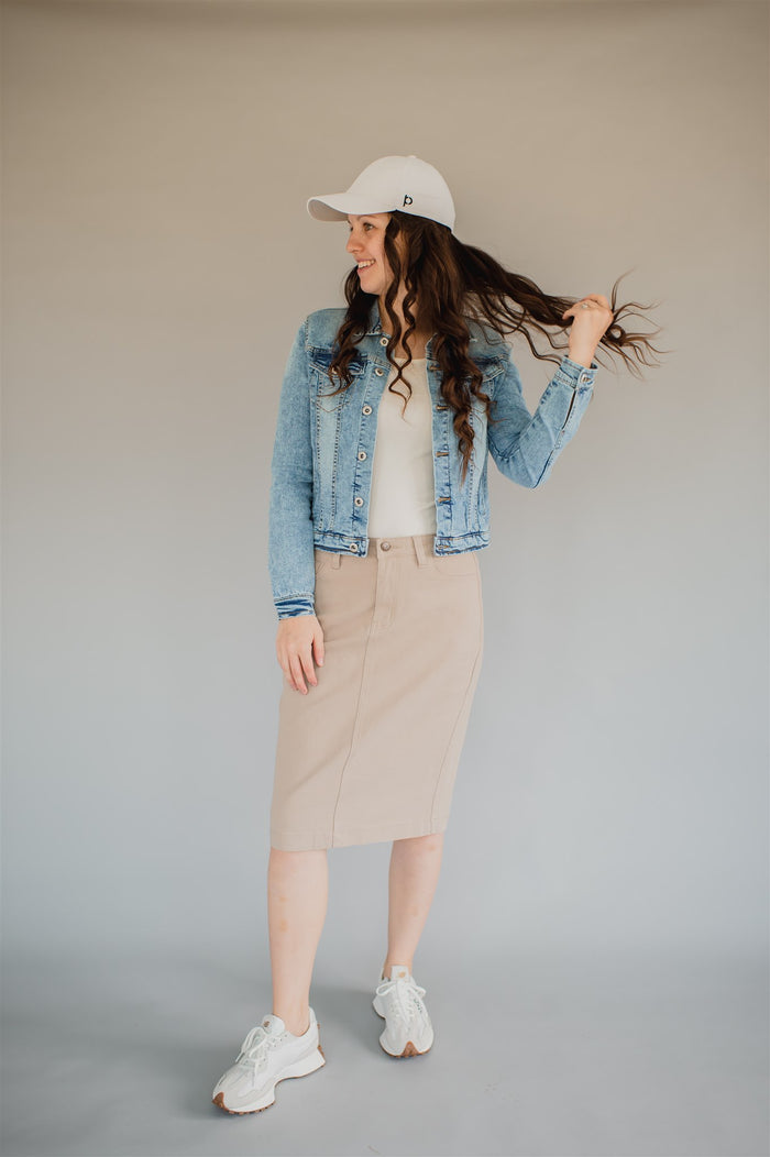 Final Sale Denim Edit - Beige