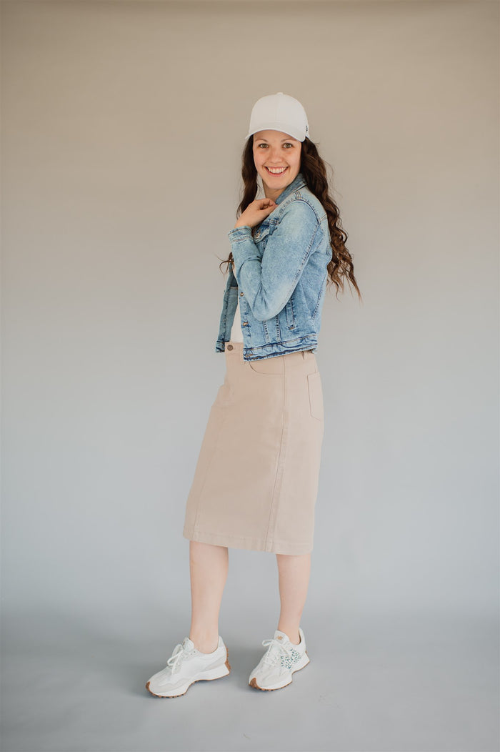 Final Sale Denim Edit - Beige