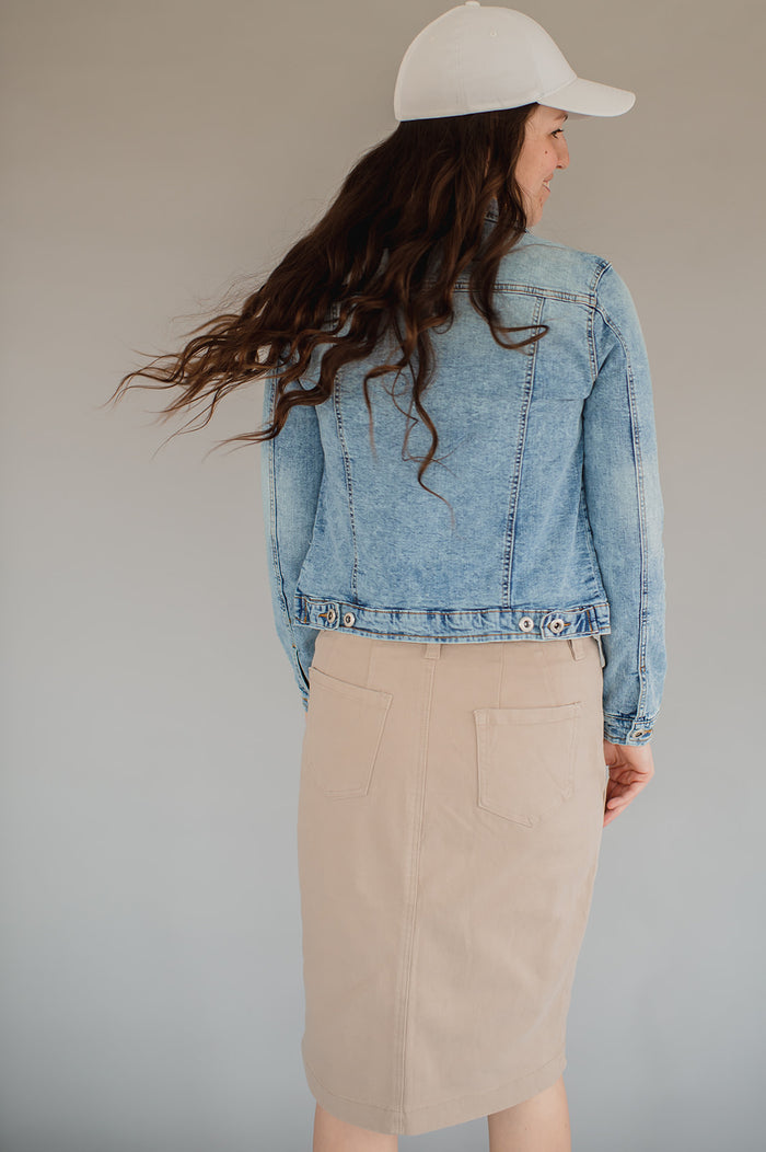 Final Sale Denim Edit - Beige