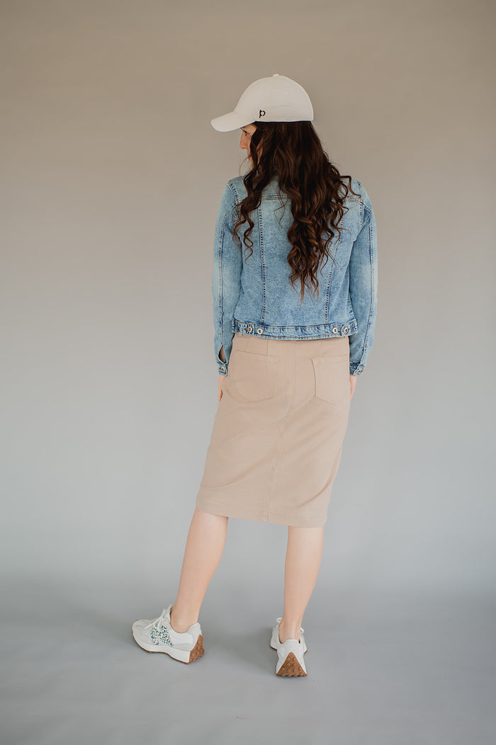 Final Sale Denim Edit - Beige