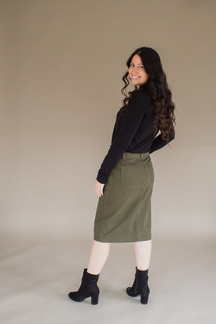 Final Sale Denim Edit - Deep Olive