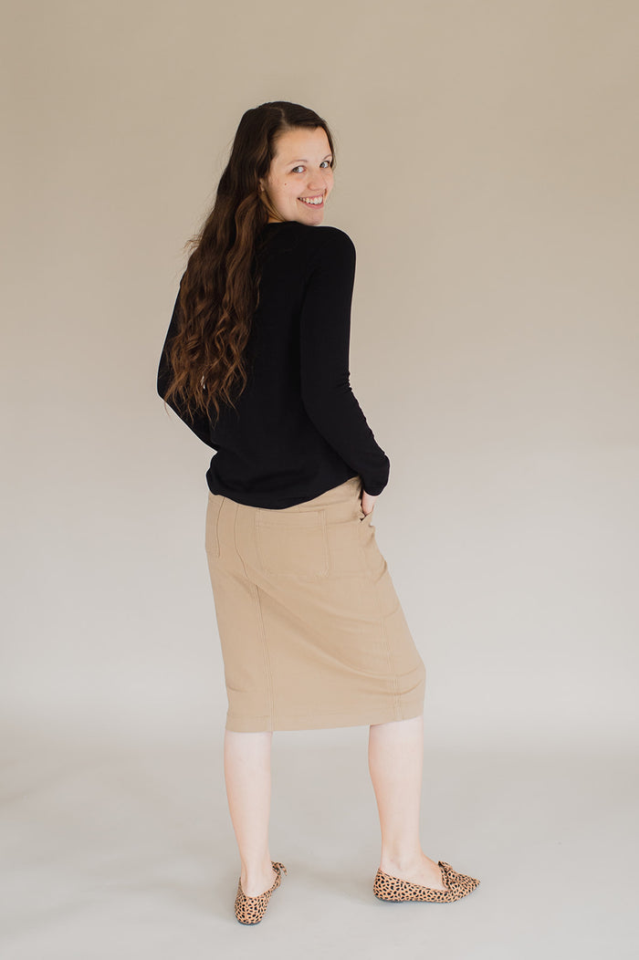 Final Sale Denim Edit - Khaki