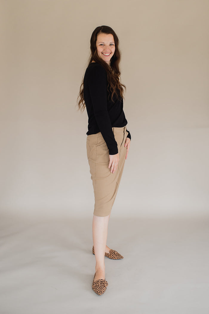 Final Sale Denim Edit - Khaki