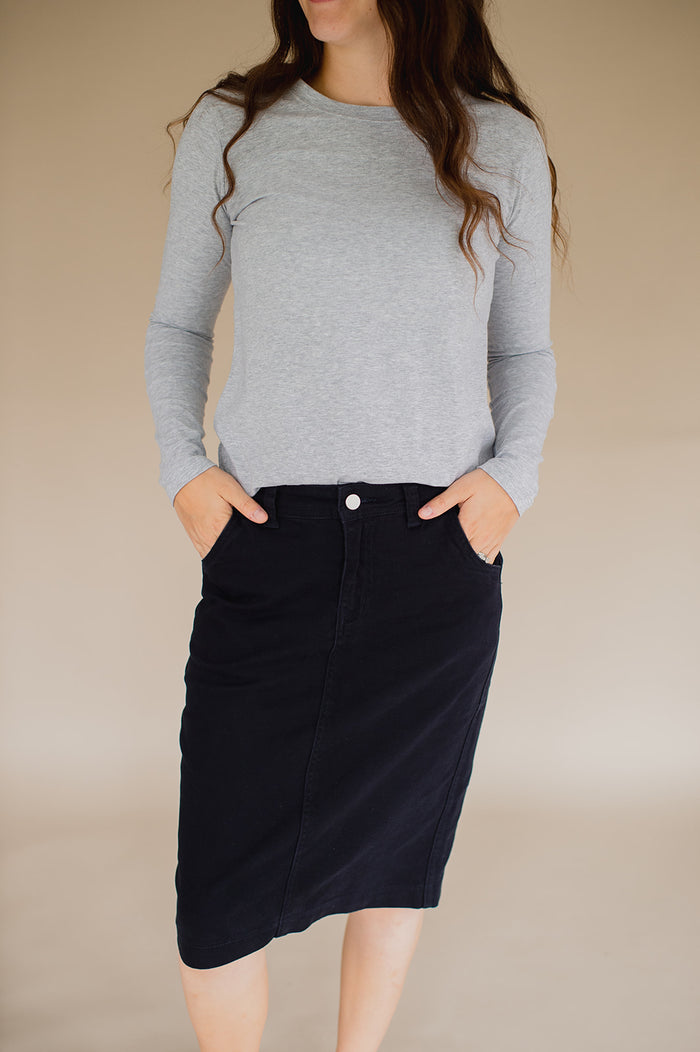 Final Sale Denim Edit - Navy