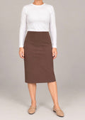 Final Sale Everyday Skirt - Chocolate