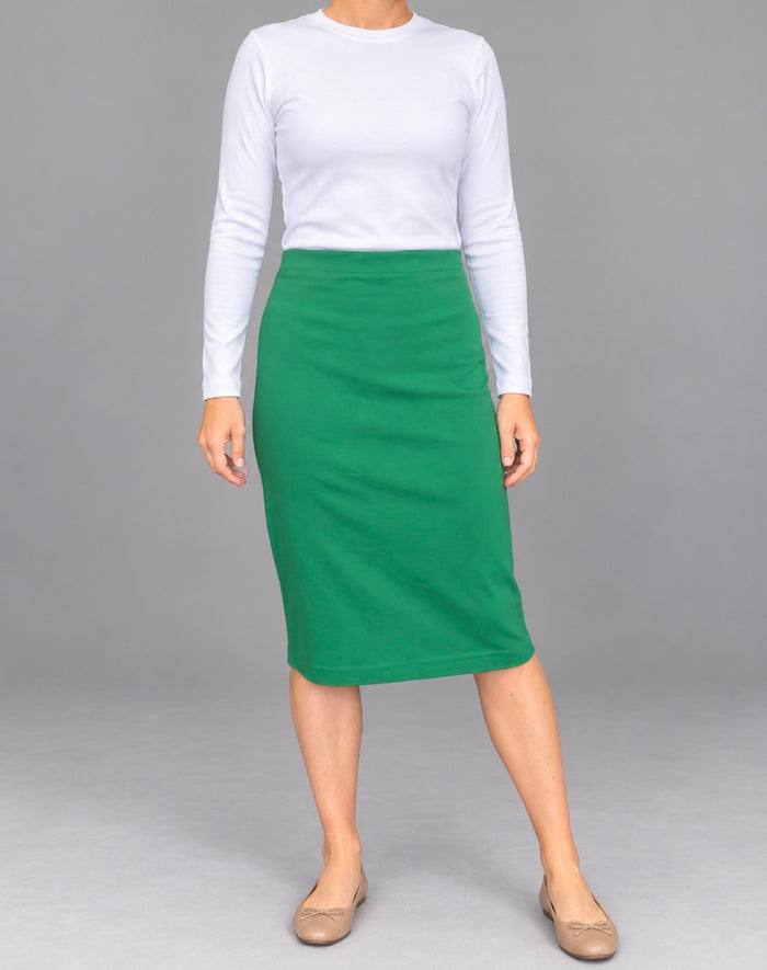 Final Sale Everyday Skirt - Kelly Green